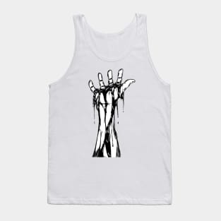 Hand With Dripping Ink Tank Top